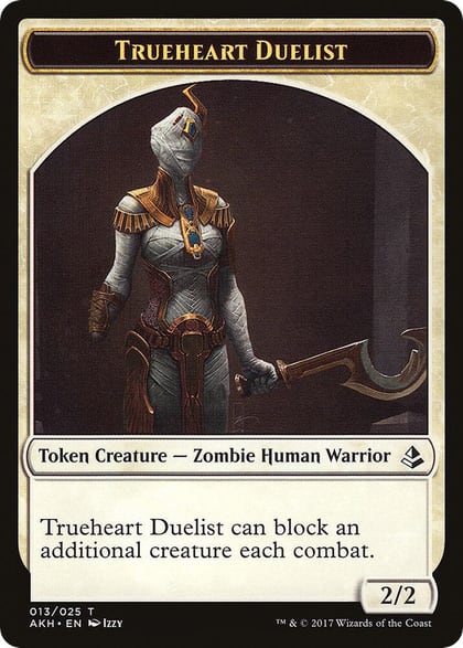 Trueheart Duelist // Snake Double-Sided Token, Amonkhet 13 // 23