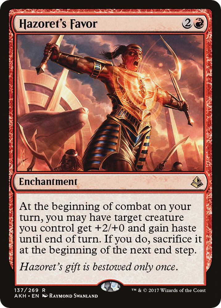 Hazoret's Favor, Amonkhet 137