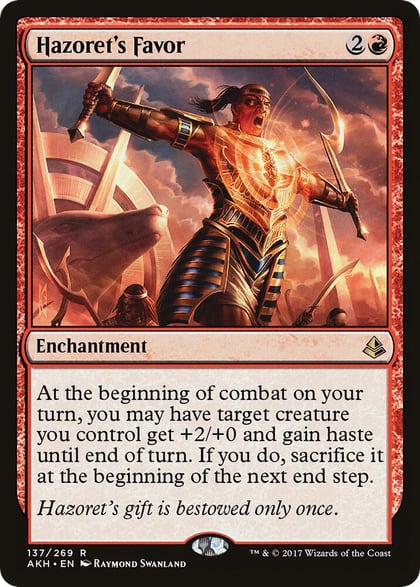 Hazoret's Favor, Amonkhet 137