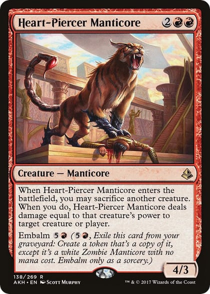 Heart-Piercer Manticore, Amonkhet 138
