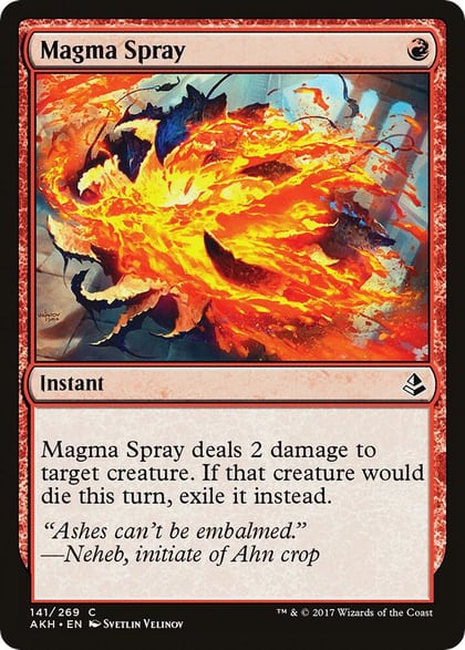 Magma Spray, Amonkhet 141