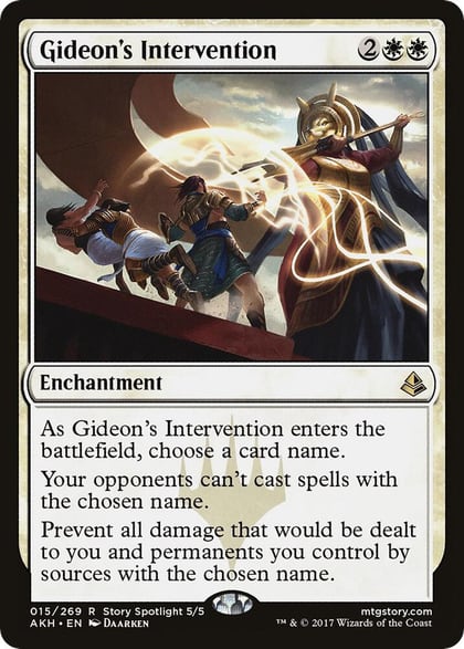 Gideon's Intervention, Amonkhet 15