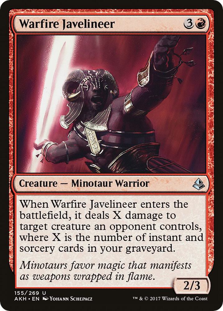 Warfire Javelineer, Amonkhet 155