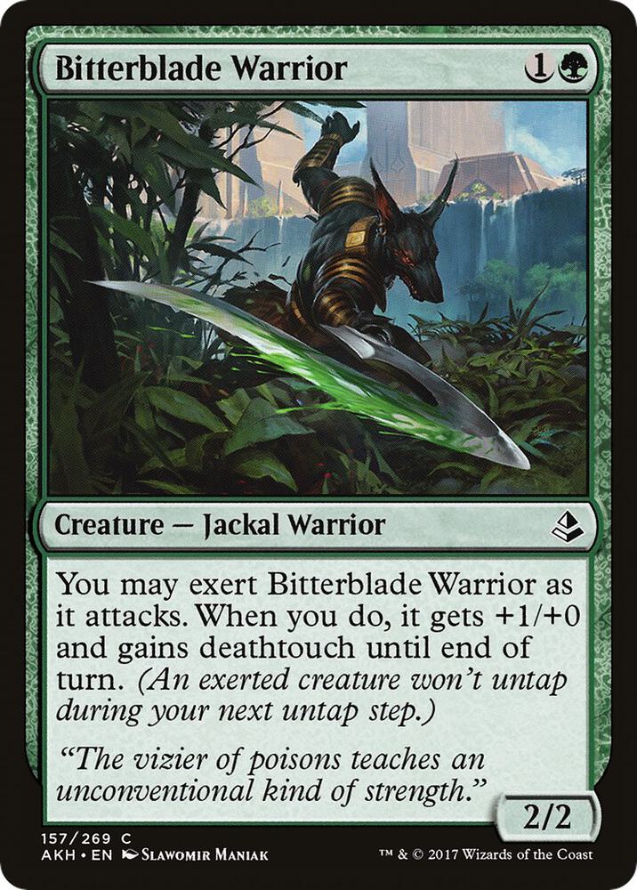 Bitterblade Warrior, Amonkhet 157