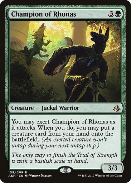 Champion of Rhonas, Amonkhet 159