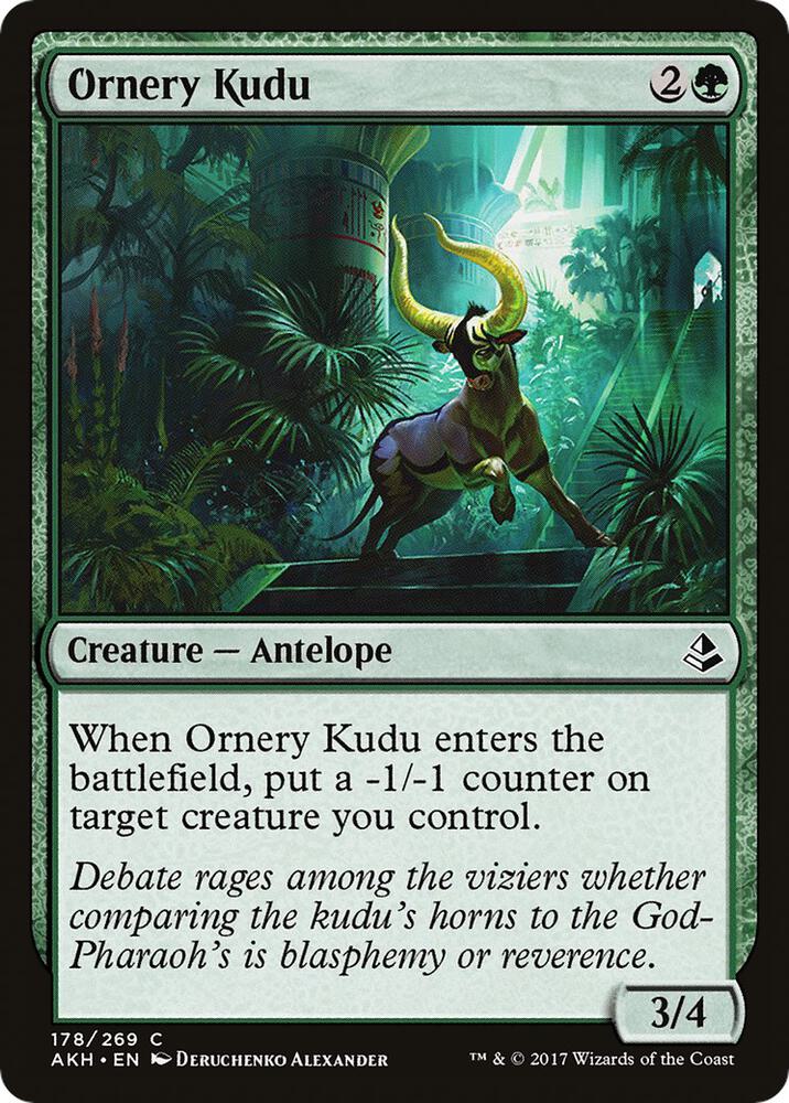 Ornery Kudu, Amonkhet 178