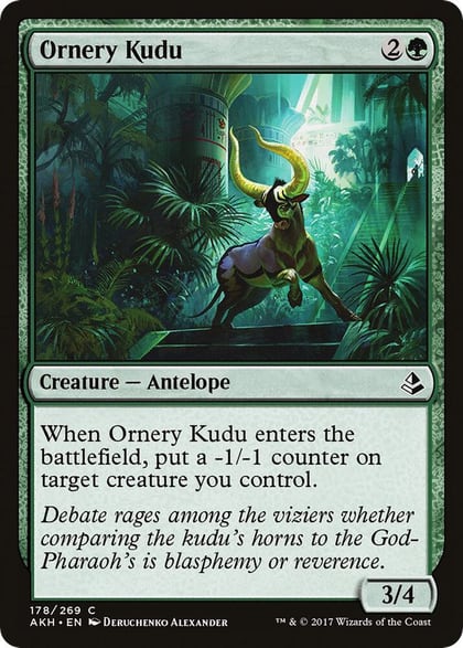 Ornery Kudu, Amonkhet 178