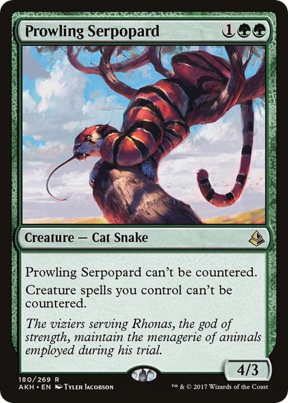 Prowling Serpopard, Amonkhet 180
