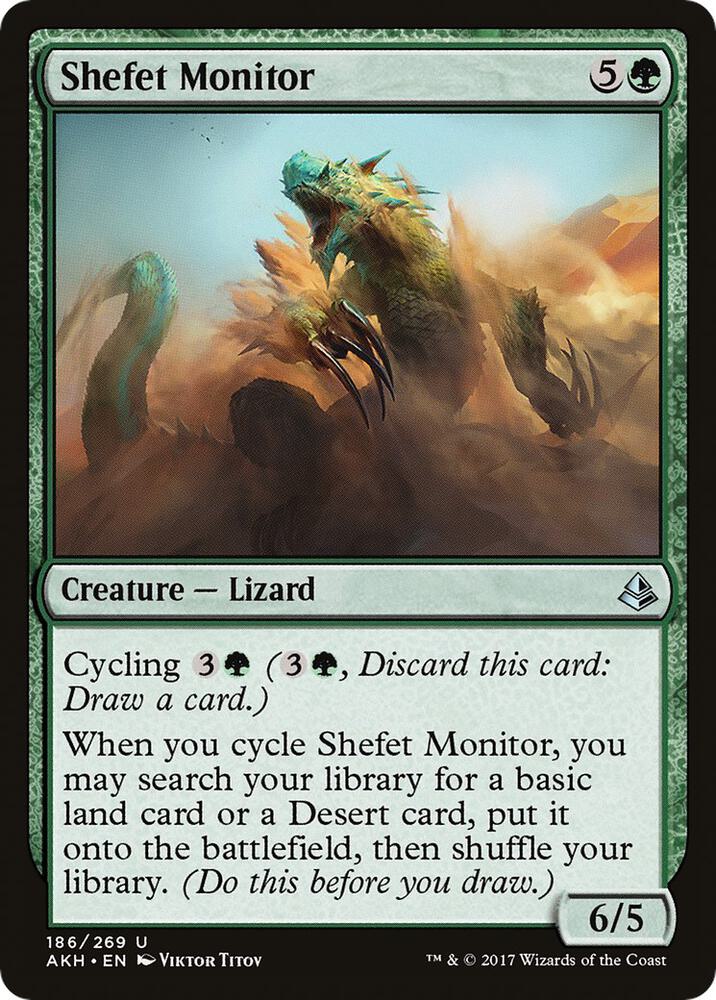 Shefet Monitor, Amonkhet 186