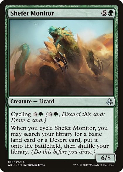 Shefet Monitor, Amonkhet 186