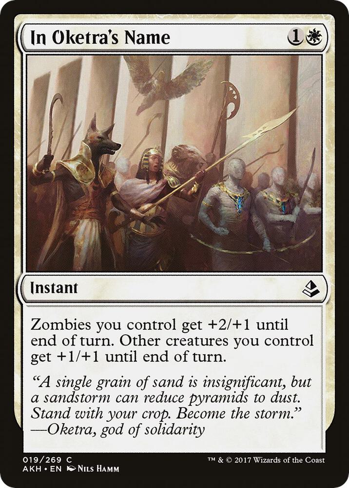 In Oketra's Name, Amonkhet 19