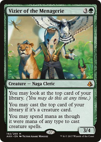 Vizier of the Menagerie, Amonkhet 192