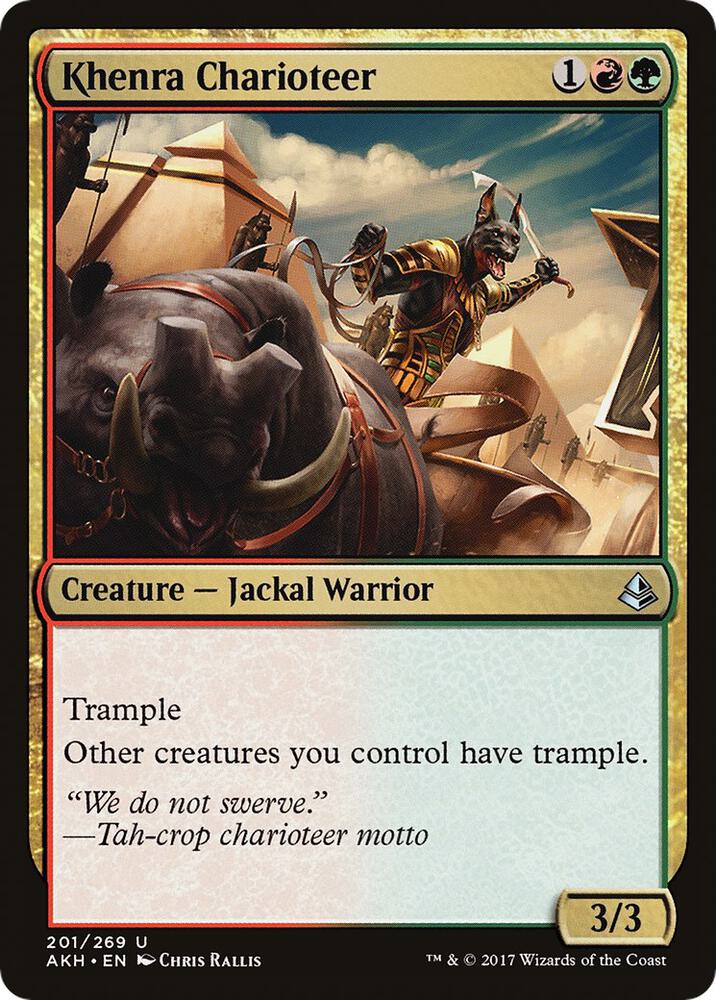 Khenra Charioteer, Amonkhet 201