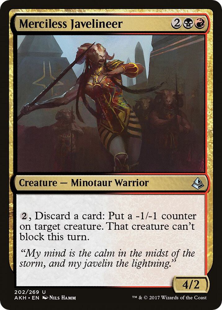 Merciless Javelineer, Amonkhet 202