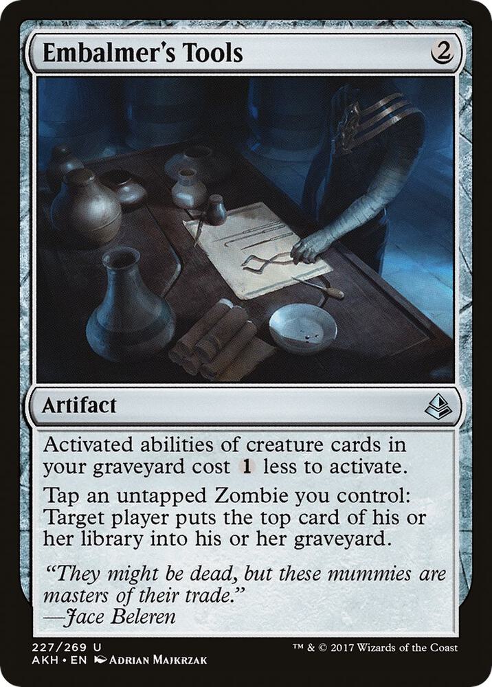 Embalmer's Tools, Amonkhet 227