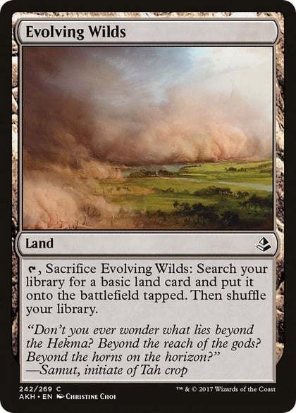 Evolving Wilds, Amonkhet 242