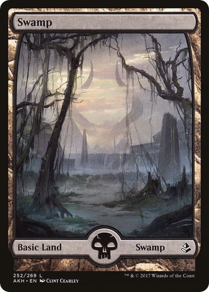 Swamp (252) - Full Art, Amonkhet 252