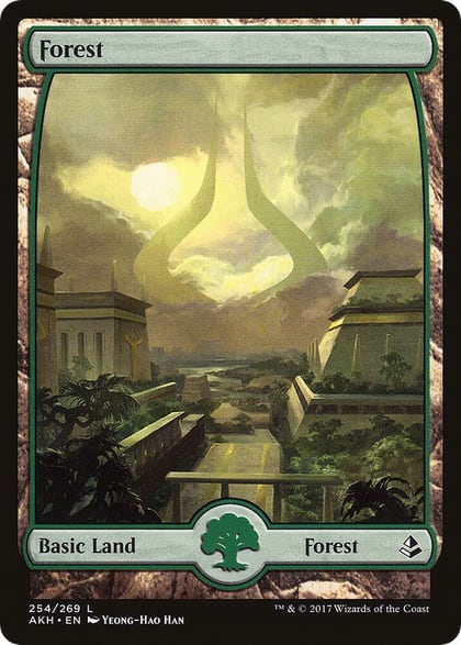Forest (254) - Full Art, Amonkhet 254