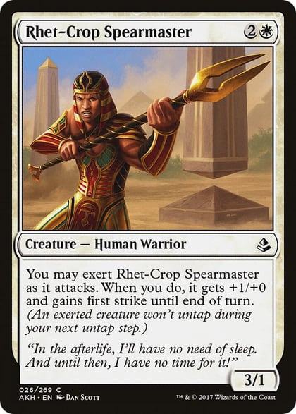 Rhet-Crop Spearmaster, Amonkhet 26