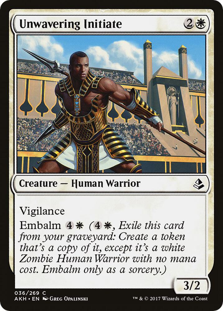Unwavering Initiate, Amonkhet 36