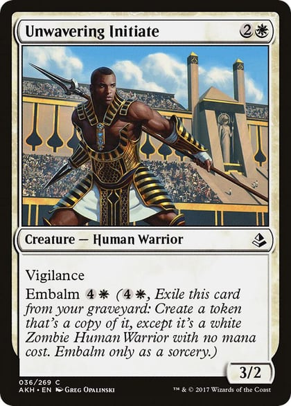 Unwavering Initiate, Amonkhet 36