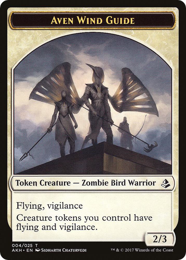 Aven Wind Guide // Hippo Double-Sided Token, Amonkhet 4 // 22