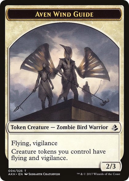 Aven Wind Guide // Hippo Double-Sided Token, Amonkhet 4 // 22