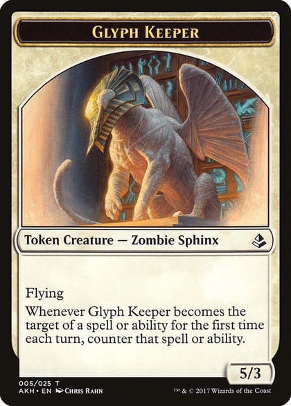 Glyph Keeper Token, Amonkhet 5