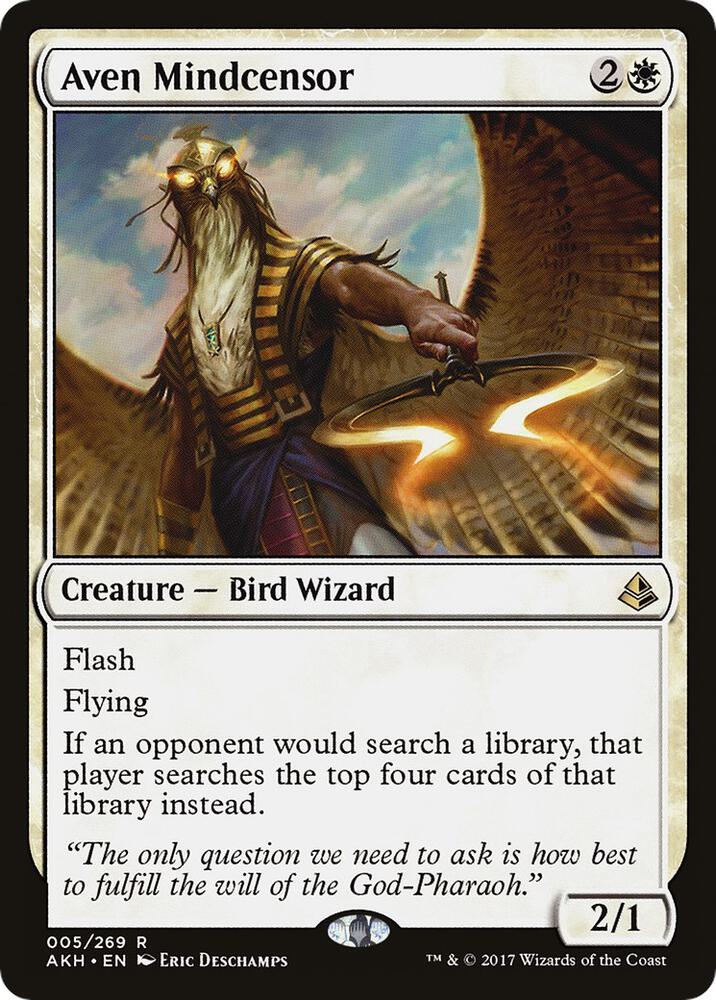 Aven Mindcensor, Amonkhet 5