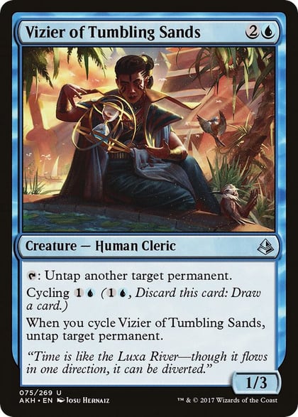 Vizier of Tumbling Sands, Amonkhet 75