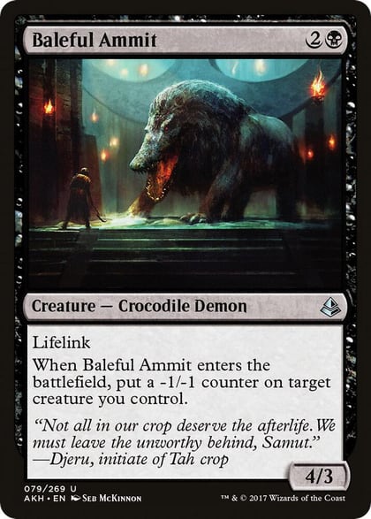 Baleful Ammit, Amonkhet 79