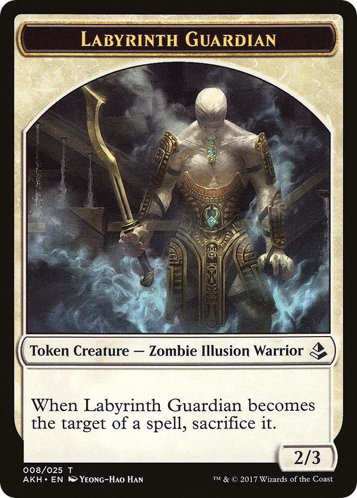 Labyrinth Guardian // Insect Double-Sided Token, Amonkhet 8 // 19