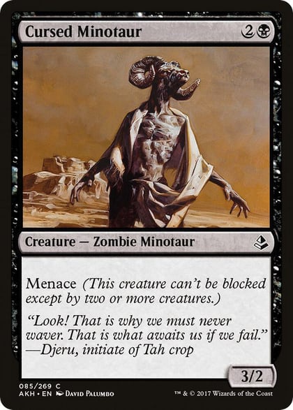Cursed Minotaur, Amonkhet 85