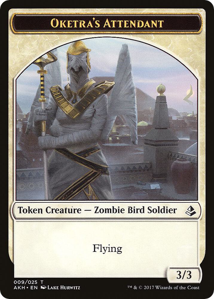 Oketra's Attendant // Beast Token, Amonkhet 9 // 21