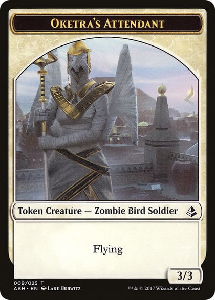 Oketra's Attendant // Beast Token, Amonkhet 9 // 21