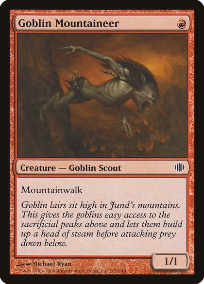 Goblin Mountaineer, Shards of Alara 102