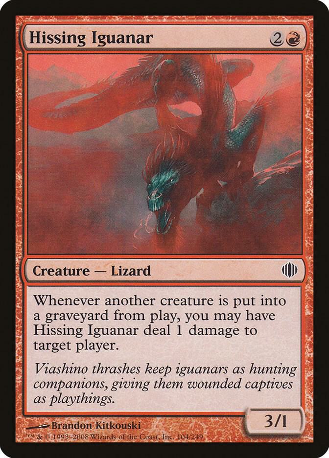 Hissing Iguanar, Shards of Alara 104