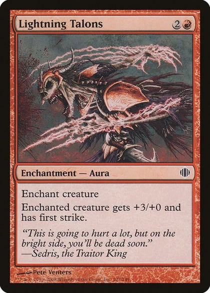 Lightning Talons, Shards of Alara 107
