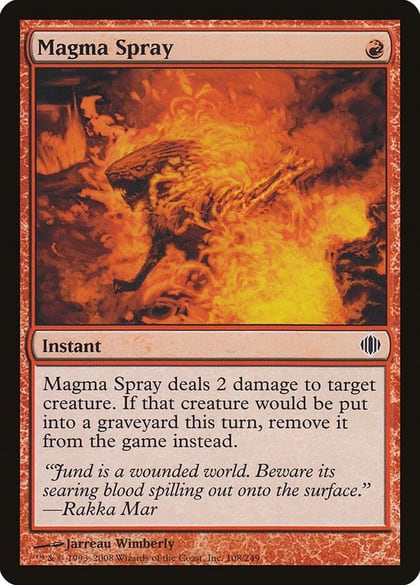Magma Spray, Shards of Alara 108