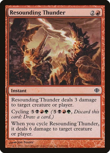 Resounding Thunder, Shards of Alara 110