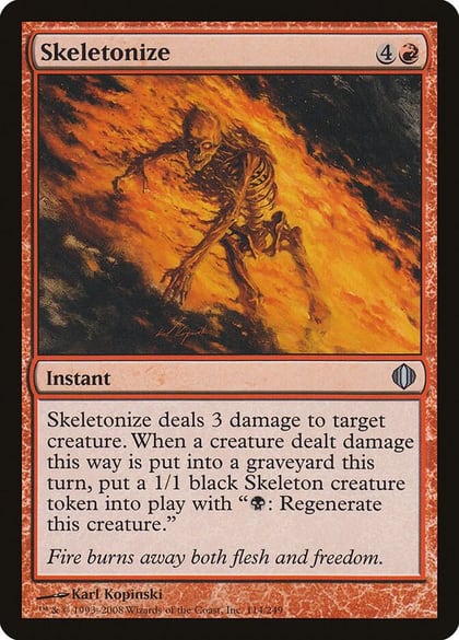 Skeletonize, Shards of Alara 114