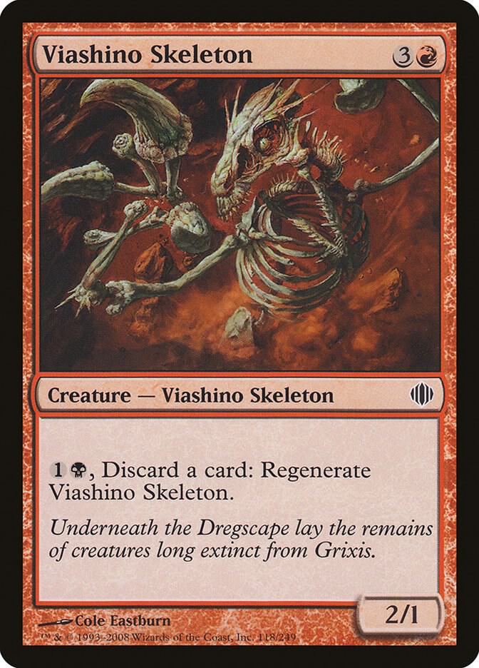 Viashino Skeleton, Shards of Alara 118
