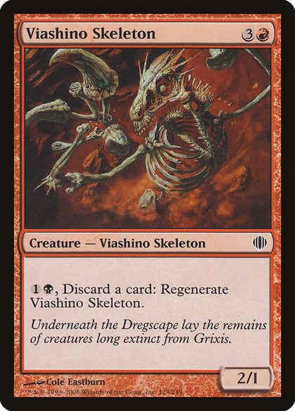 Viashino Skeleton, Shards of Alara 118