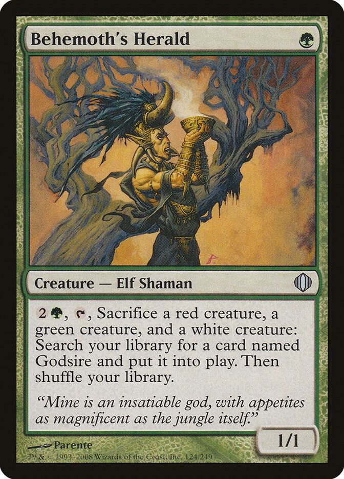 Behemoth's Herald, Shards of Alara 124