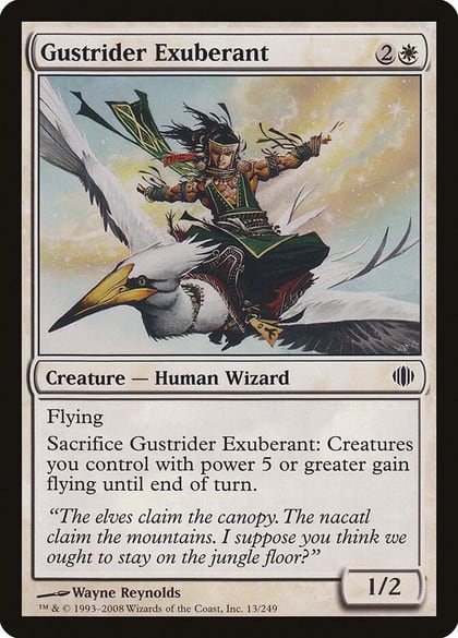 Gustrider Exuberant, Shards of Alara 13