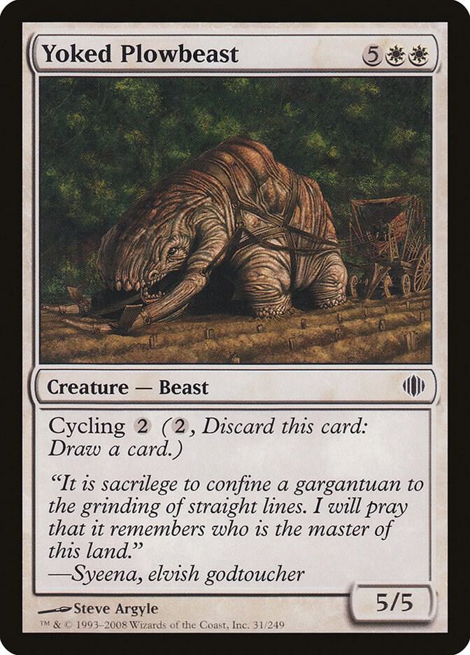Yoked Plowbeast, Shards of Alara 31
