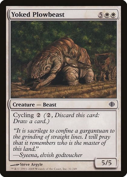 Yoked Plowbeast, Shards of Alara 31