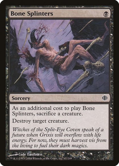 Bone Splinters, Shards of Alara 67