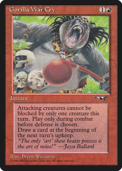 Gorilla War Cry (Red Club), Alliances 109