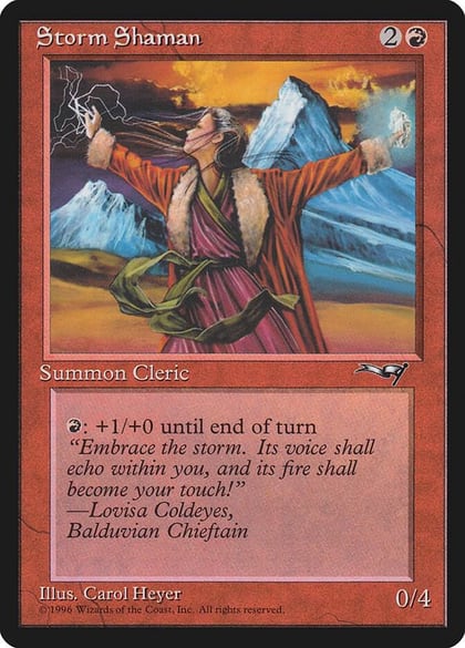 Storm Shaman (Female), Alliances 119